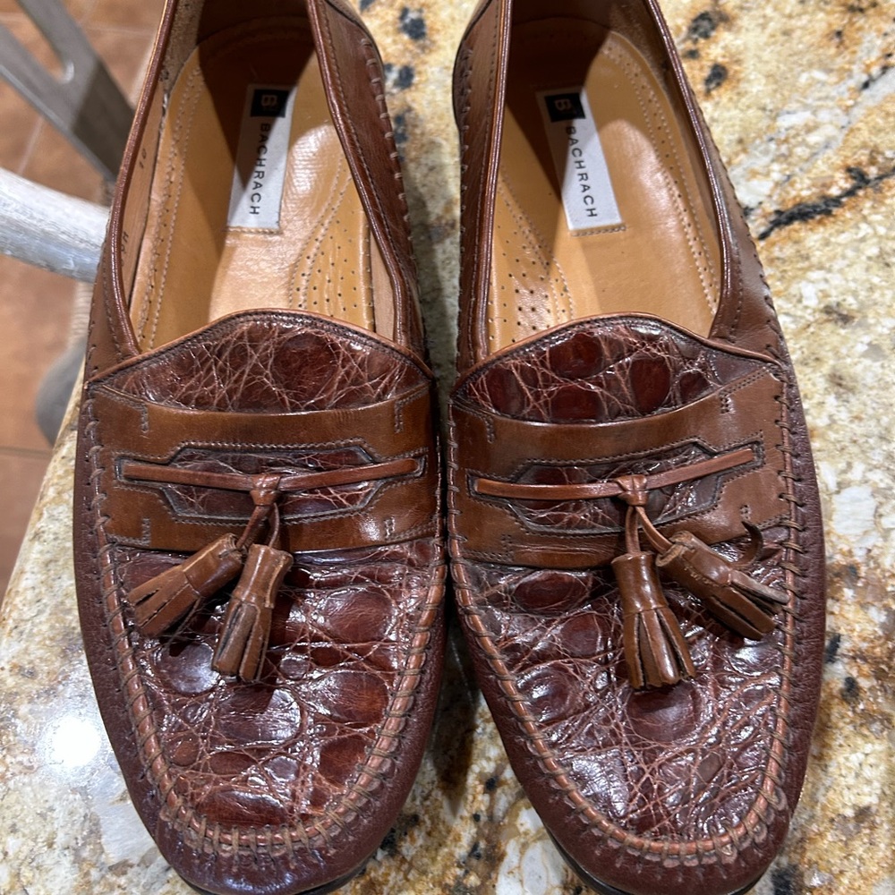 Bachrach Brown Loafers Slip-Ons